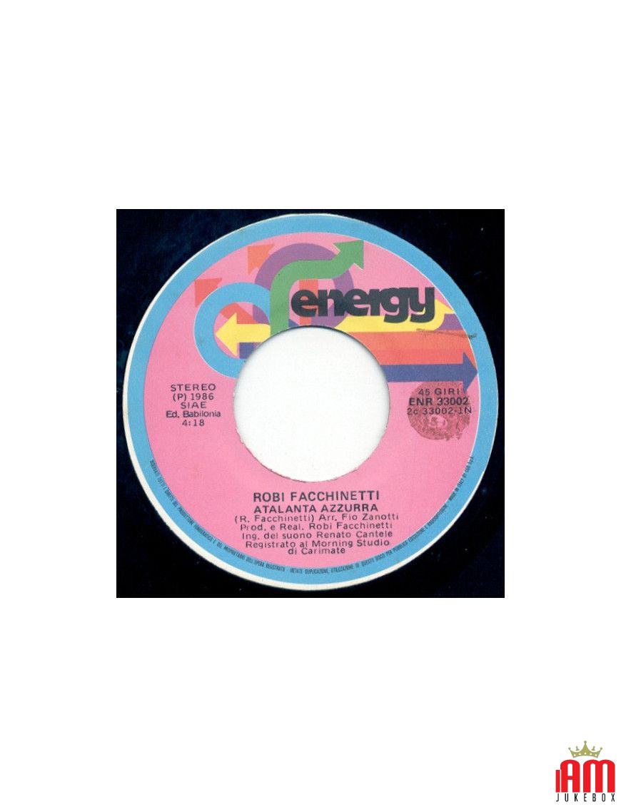 Atalanta Azzurra [Roby Facchinetti] - Vinyl 7", 45 RPM [product.brand] 1 - Shop I'm Jukebox 