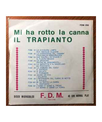 Mi Hai Rotto La Canna Il Trapianto [Unknown Artist] – Vinyl 7", 45 RPM [product.brand] 1 - Shop I'm Jukebox 