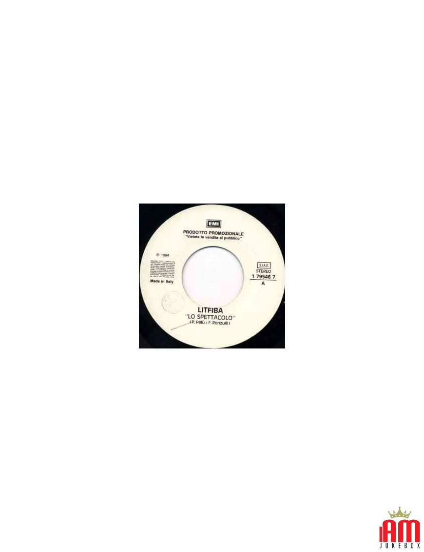 The White Lines Show [Litfiba,...] – Vinyl 7", 45 RPM, Jukebox, Promo [product.brand] 1 - Shop I'm Jukebox 