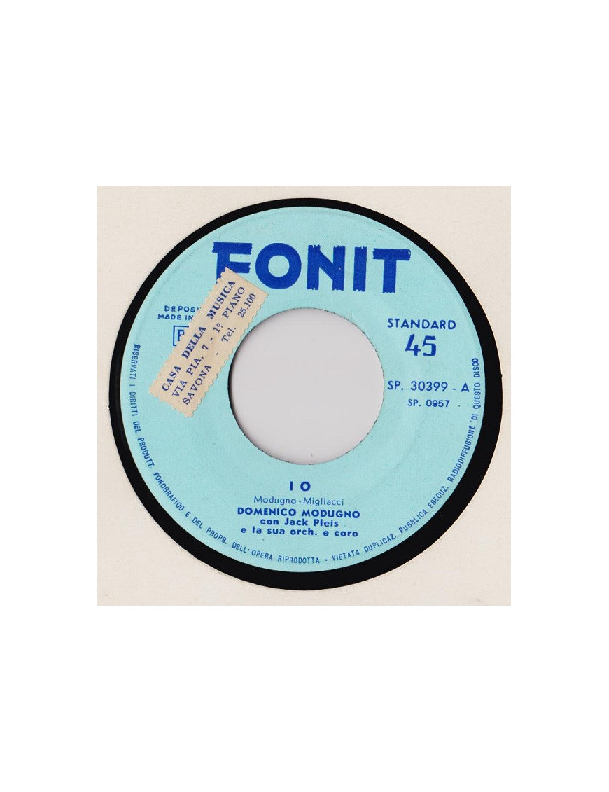 Io [Domenico Modugno,...] - Vinyl 7", 45 RPM