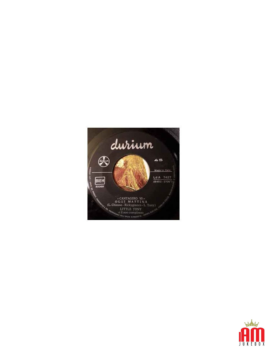 Ogni Mattina [Little Tony] - Vinyl 7", 45 RPM, Single [product.brand] 1 - Shop I'm Jukebox 