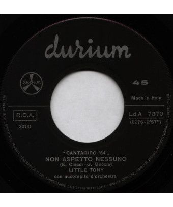 Non Aspetto Nessuno [Little Tony] - Vinyl 7", 45 RPM [product.brand] 1 - Shop I'm Jukebox 