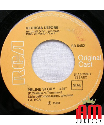 Peline Story [Georgia Lepore] - Vinyle 7", 45 tours, stéréo