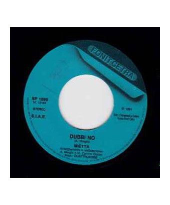 Aucun doute [Mietta] - Vinyl 7", 45 RPM