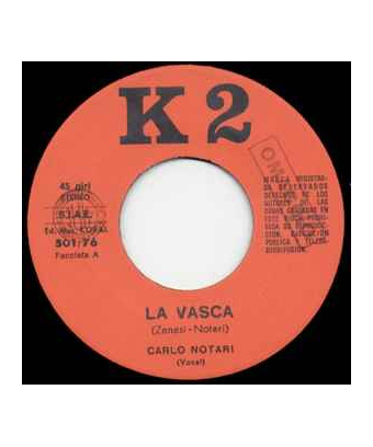 La Vasca [Carlo Notari] - Vinyle 7", 45 TR/MIN [product.brand] 1 - Shop I'm Jukebox 