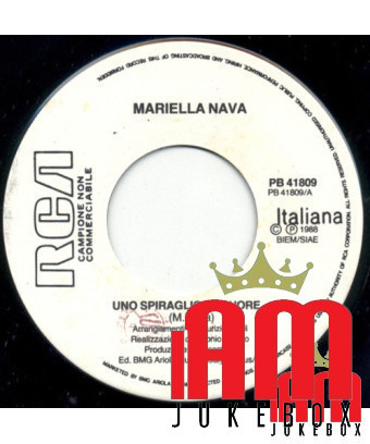 A Glimmer of the Heart Ah! Valeria... [Mariella Nava] - Vinyl 7", Single, Promo [product.brand] 1 - Shop I'm Jukebox 