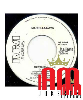 A Glimmer of the Heart Ah! Valeria... [Mariella Nava] - Vinyl 7", Single, Promo [product.brand] 1 - Shop I'm Jukebox 