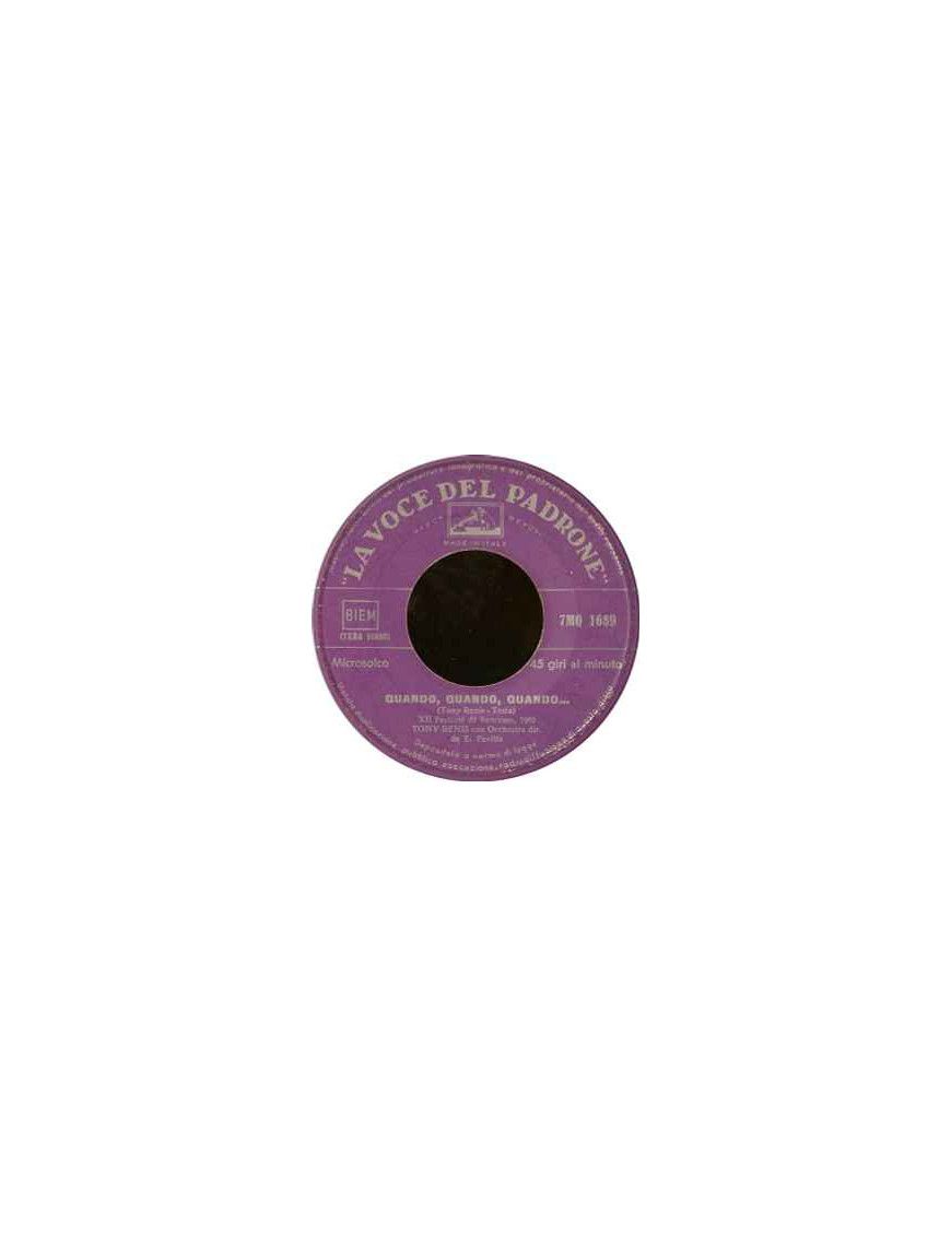 Quando, Quando, Quando [Tony Renis] - Vinyle 7", Single, 45 tours [product.brand] 1 - Shop I'm Jukebox 