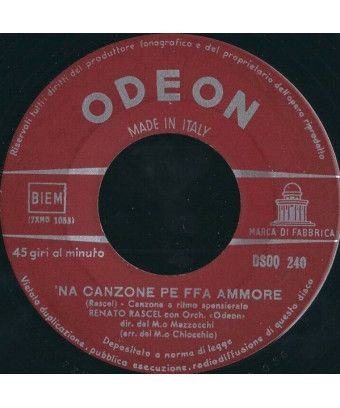 Vogliamoci Tanto Bene 'Na Canzone Pe Ffa Ammore [Renato Rascel] - Vinyl 7", 45 RPM [product.brand] 1 - Shop I'm Jukebox 