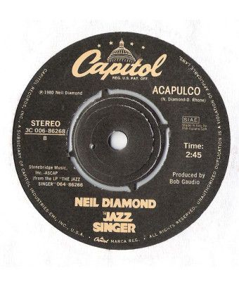 Love On The Rocks [Neil Diamond] - Vinyl 7", 45 RPM, Single, Stereo [product.brand] 1 - Shop I'm Jukebox 