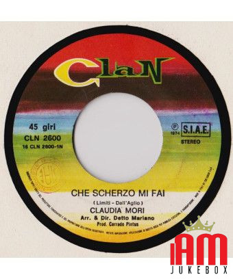 What a joke are you making on me Good evening Doctor [Claudia Mori] - Vinyl 7", 45 RPM, Single [product.brand] 1 - Shop I'm Juke