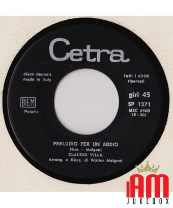 Pauvre coeur [Claudio Villa] - Vinyl 7", 45 RPM [product.brand] 1 - Shop I'm Jukebox 