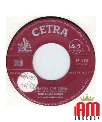 Pity Pity Look at the Moon [Fred Buscaglione EI Suoi Asternovas] - Vinyl 7", 45 RPM [product.brand] 1 - Shop I'm Jukebox 