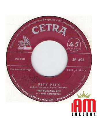 Pitié Pitié Regarde la Lune [Fred Buscaglione EI Suoi Asternovas] - Vinyl 7", 45 RPM [product.brand] 1 - Shop I'm Jukebox 