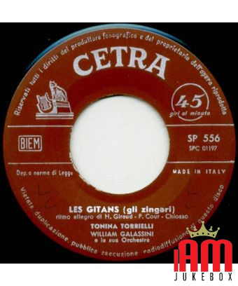 Les Gitans Gli Zingari Paloma D'Argento [Tonina Torrielli] - Vinyl 7", 45 RPM [product.brand] 1 - Shop I'm Jukebox 