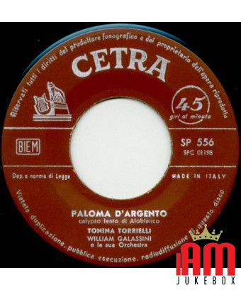 Les Gitans Gli Zingari Paloma D'Argento [Tonina Torrielli] – Vinyl 7", 45 RPM [product.brand] 1 - Shop I'm Jukebox 