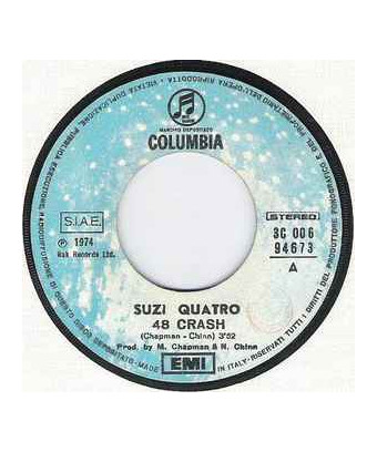 48 Crash [Suzi Quatro] - Vinyle 7", 45 tours, Single, Stéréo
