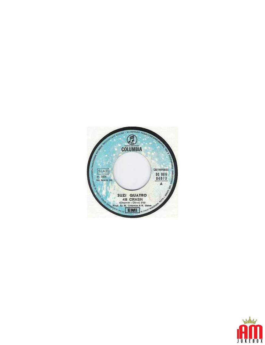 48 Crash [Suzi Quatro] - Vinyl 7", 45 RPM, Single, Stereo [product.brand] 1 - Shop I'm Jukebox 