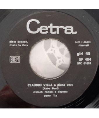 Claudio Villa A Piena Voce Part I Part II [Claudio Villa] - Vinyl 7", 45 RPM, Reissue [product.brand] 1 - Shop I'm Jukebox 