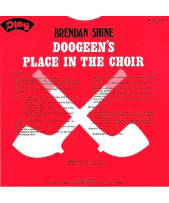 Doogeens [Brendan Shine] - Vinyle 7" [product.brand] 1 - Shop I'm Jukebox 