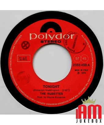 Tonight Silent Movie Queen [The Rubettes] - Vinyl 7", 45 RPM, Single [product.brand] 1 - Shop I'm Jukebox 