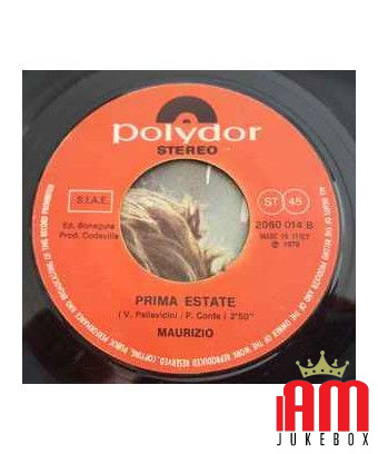 Regarde-moi, aide-moi, touche-moi, guéris-moi See Me, Feel Me Prima Estate [Maurizio Arcieri] - Vinyl 7", 45 RPM, Stéréo [produc