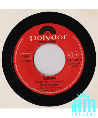 Stasera Ti Dico Di No [Orietta Berti] - Vinyl 7", 45 RPM, Stereo [product.brand] 1 - Shop I'm Jukebox 