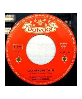 Champagne Twist Leopardo Blues [Alice & Ellen Kessler] - Vinyl 7", 45 RPM [product.brand] 1 - Shop I'm Jukebox 