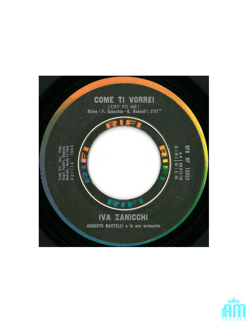 Comment je vous souhaite notre plage [Iva Zanicchi] - Vinyl 7", 45 RPM [product.brand] 1 - Shop I'm Jukebox 