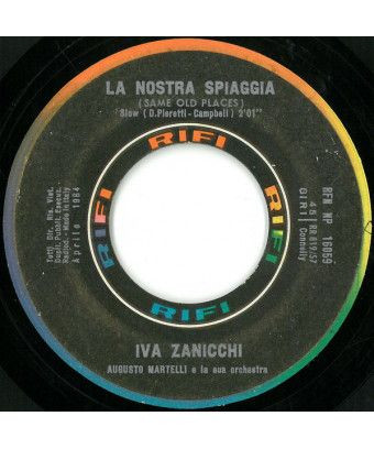 Come Ti Vorrei La Nostra Spiaggia [Iva Zanicchi] - Vinyl 7", 45 RPM [product.brand] 1 - Shop I'm Jukebox 