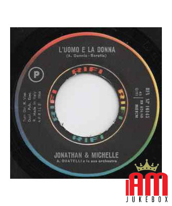 Êtes-vous heureux, l'homme et la femme [Jonathan & Michelle] - Vinyle 7", 45 tours [product.brand] 1 - Shop I'm Jukebox 