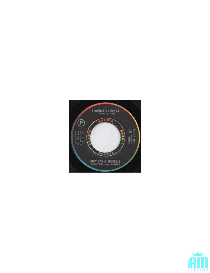 Are You Happy The Man and the Woman [Jonathan & Michelle] - Vinyl 7", 45 RPM [product.brand] 1 - Shop I'm Jukebox 
