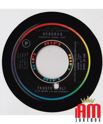 Deborah [Fausto Leali] - Vinyle 7", 45 tours [product.brand] 1 - Shop I'm Jukebox 