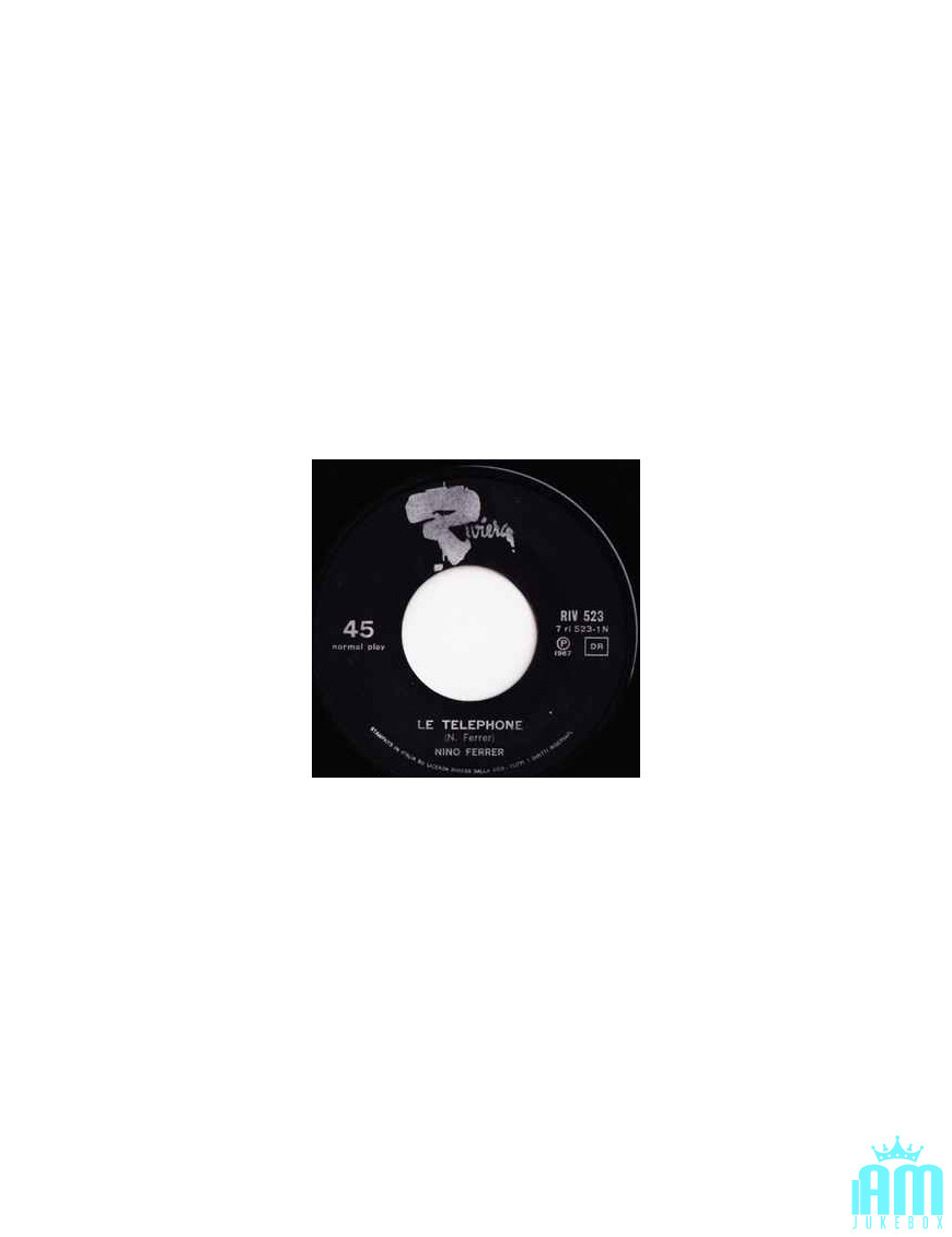 Le Telephone [Nino Ferrer] - Vinyl 7", 45 RPM [product.brand] 1 - Shop I'm Jukebox 