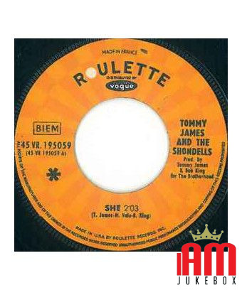 Elle [Tommy James & The Shondells] - Vinyl 7", 45 RPM, Single [product.brand] 1 - Shop I'm Jukebox 