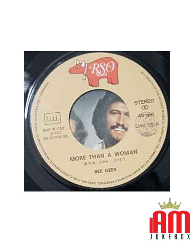 More Than A Woman [Bee Gees] - Vinyl 7", 45 RPM, Single, Stereo [product.brand] 1 - Shop I'm Jukebox 