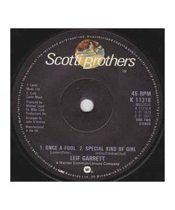 New York City Nights c w Once A Fool Special Kind Of Girl [Leif Garrett] - Vinyl 7", 45 RPM, Single, Stereo [product.brand] 1 - 