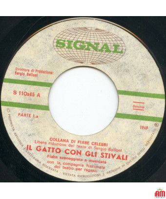 Il Gatto Con Gli Stivali [Compagnia Nazionale Del Teatro Per Ragazzi] - Vinyl 7", 45 RPM [product.brand] 1 - Shop I'm Jukebox 