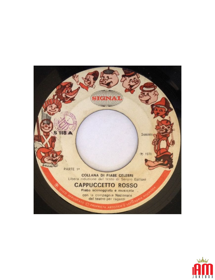 Cappuccetto Rosso [Compagnia Nazionale Del Teatro Per Ragazzi] - Vinyl 7", 45 RPM [product.brand] 1 - Shop I'm Jukebox 