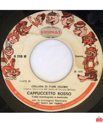 Cappuccetto Rosso [Compagnia Nazionale Del Teatro Per Ragazzi] - Vinyl 7", 45 RPM [product.brand] 1 - Shop I'm Jukebox 