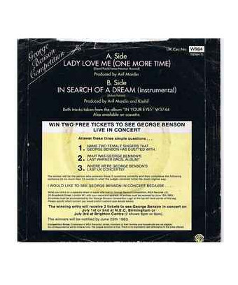 Lady Love Me (One More Time) [George Benson] - Vinyle 7", 45 tours [product.brand] 1 - Shop I'm Jukebox 