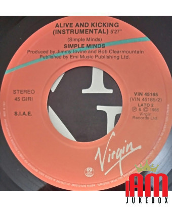 Alive & Kicking [Simple Minds] - Vinyl 7", 45 RPM [product.brand] 1 - Shop I'm Jukebox 