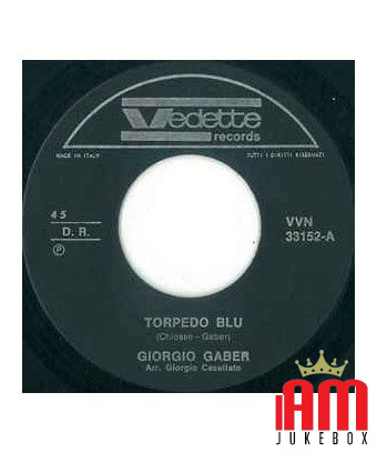 Torpedo Blu [Giorgio Gaber] - Vinyle 7", 45 tours [product.brand] 1 - Shop I'm Jukebox 