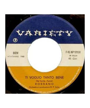 Ti Voglio Tanto Bene Cronaca Di Un Amore [Rossano] - Vinyl 7", 45 RPM [product.brand] 1 - Shop I'm Jukebox 