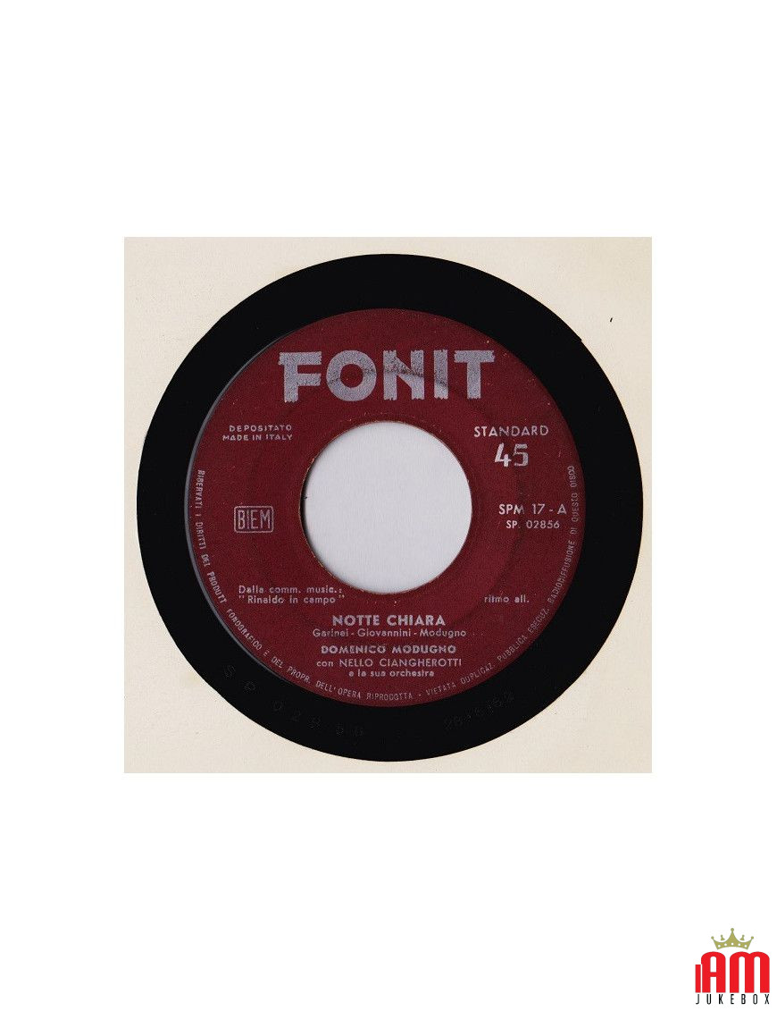 Clear Night Orizzonti Di Gioia [Domenico Modugno] - Vinyl 7", 45 RPM [product.brand] 1 - Shop I'm Jukebox 