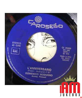 Das Jubiläum [Domenico Modugno] – Vinyl 7", 45 RPM [product.brand] 1 - Shop I'm Jukebox 