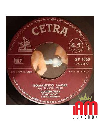 La Novia (Die Braut) Romantische Liebe [Claudio Villa] – Vinyl 7", 45 RPM [product.brand] 1 - Shop I'm Jukebox 