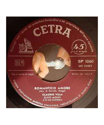 La Novia (La Sposa) Romantico Amore [Claudio Villa] - Vinyl 7", 45 RPM [product.brand] 1 - Shop I'm Jukebox 