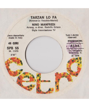 Tarzan Lo Fa [Nino Manfredi] – Vinyl 7", 45 RPM [product.brand] 1 - Shop I'm Jukebox 