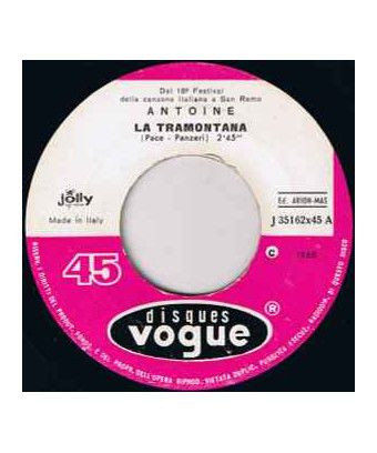 La Tramontana [Antoine (2)] – Vinyl 7", 45 RPM, Single [product.brand] 1 - Shop I'm Jukebox 